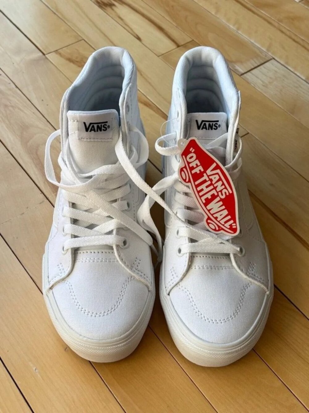 Vans Filmore Hi Platform Canvas White Womens 6.5 NWT